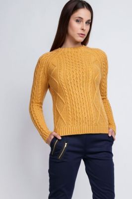Sweter Candice SWE 042 żółty